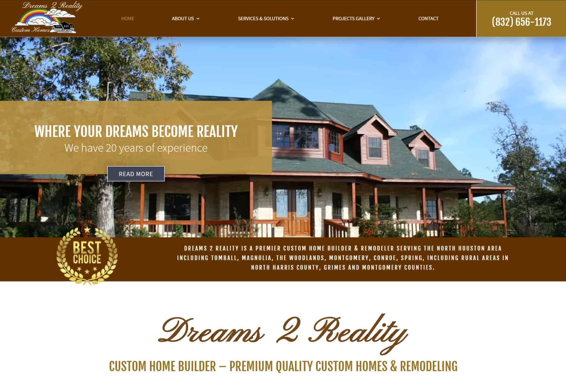 Dreams 2 Reality Custom Homes & Remodeling
