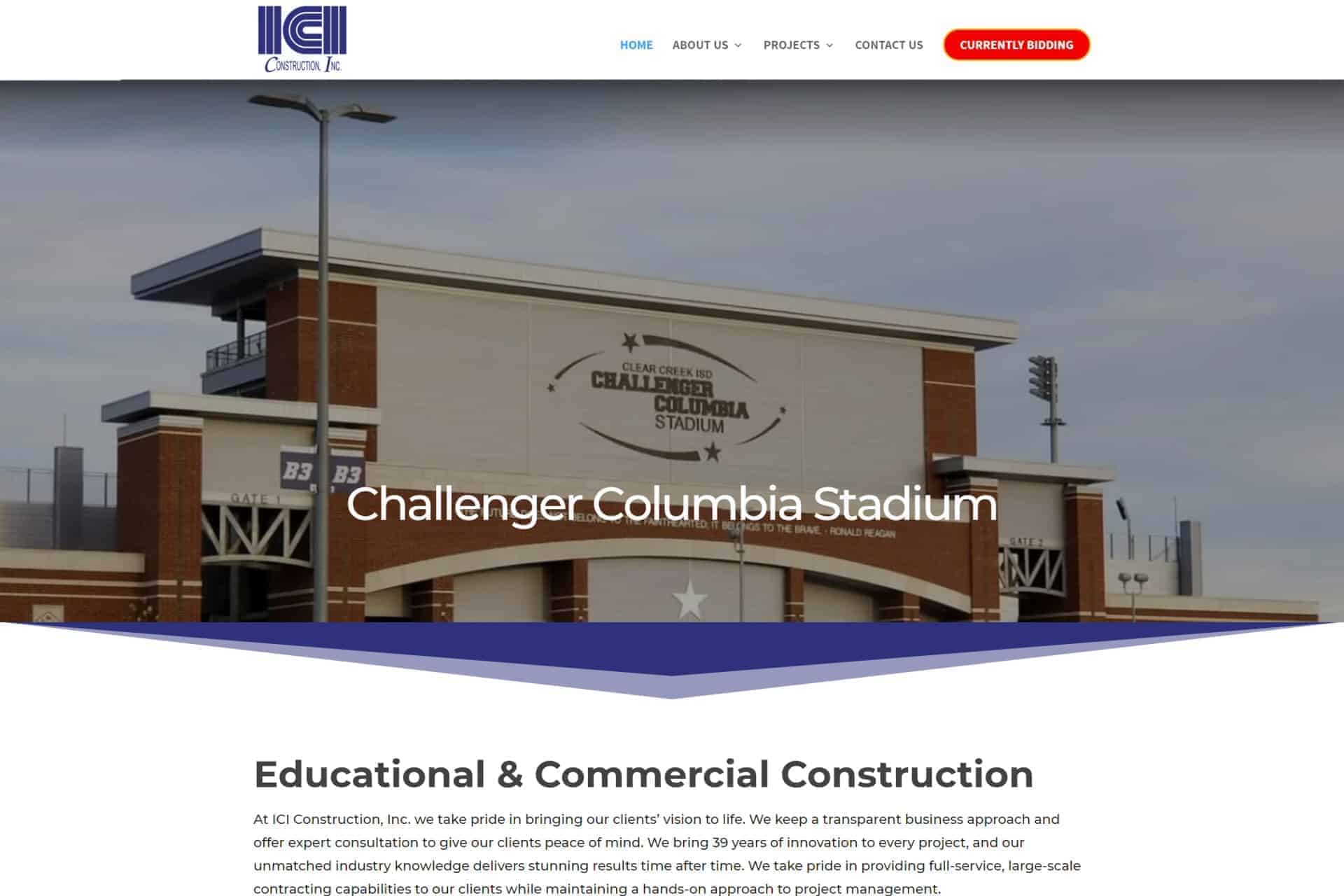 ICI Construction, Inc. Educational & Commercial Construction