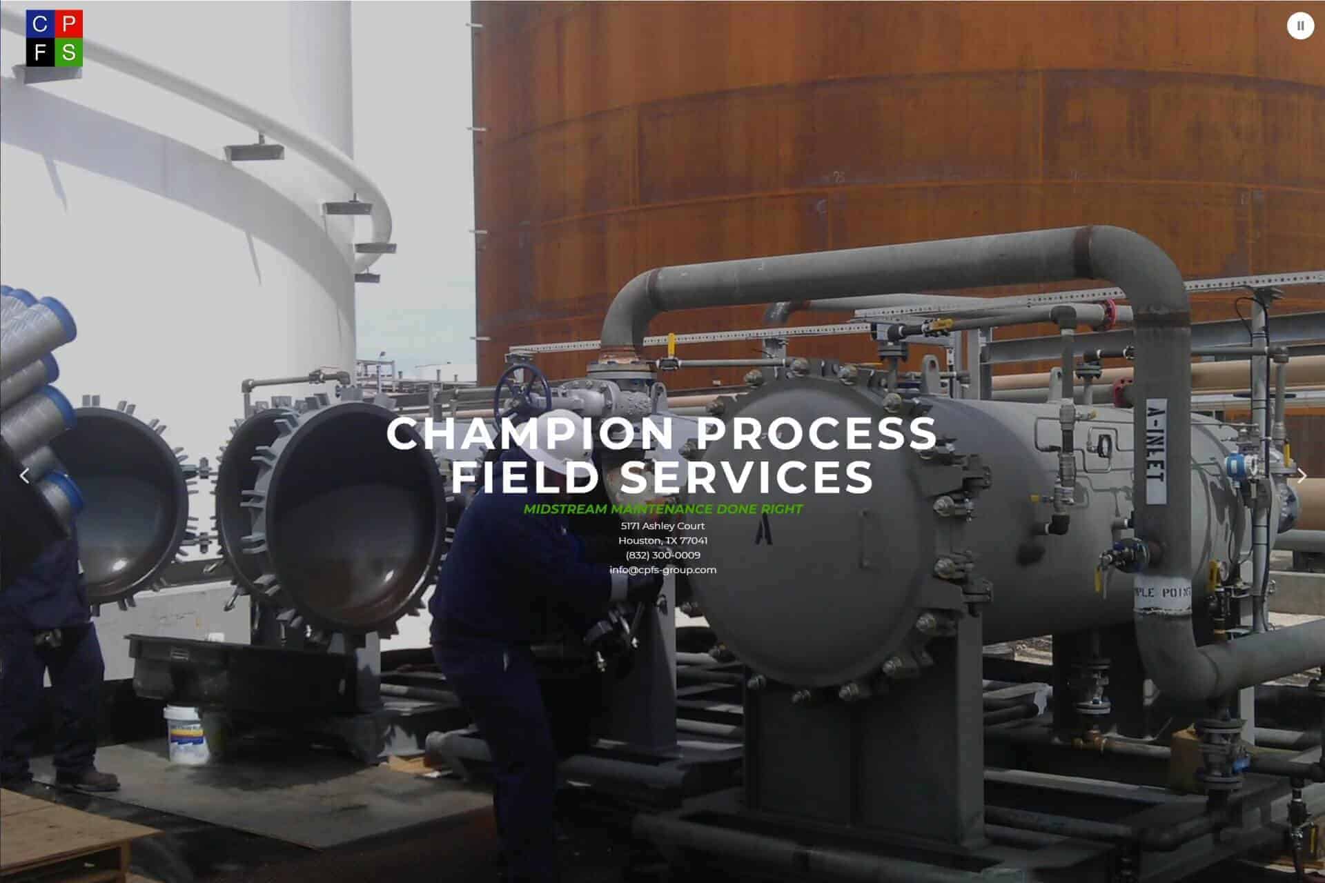 Champion Process Field Services (CPFS) by Texas Industrial Control Manufacturing